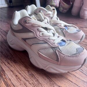 Rachel Zoe Chunky Dad Sneakers – Neutral Blush & Gray – Women’s Size 7